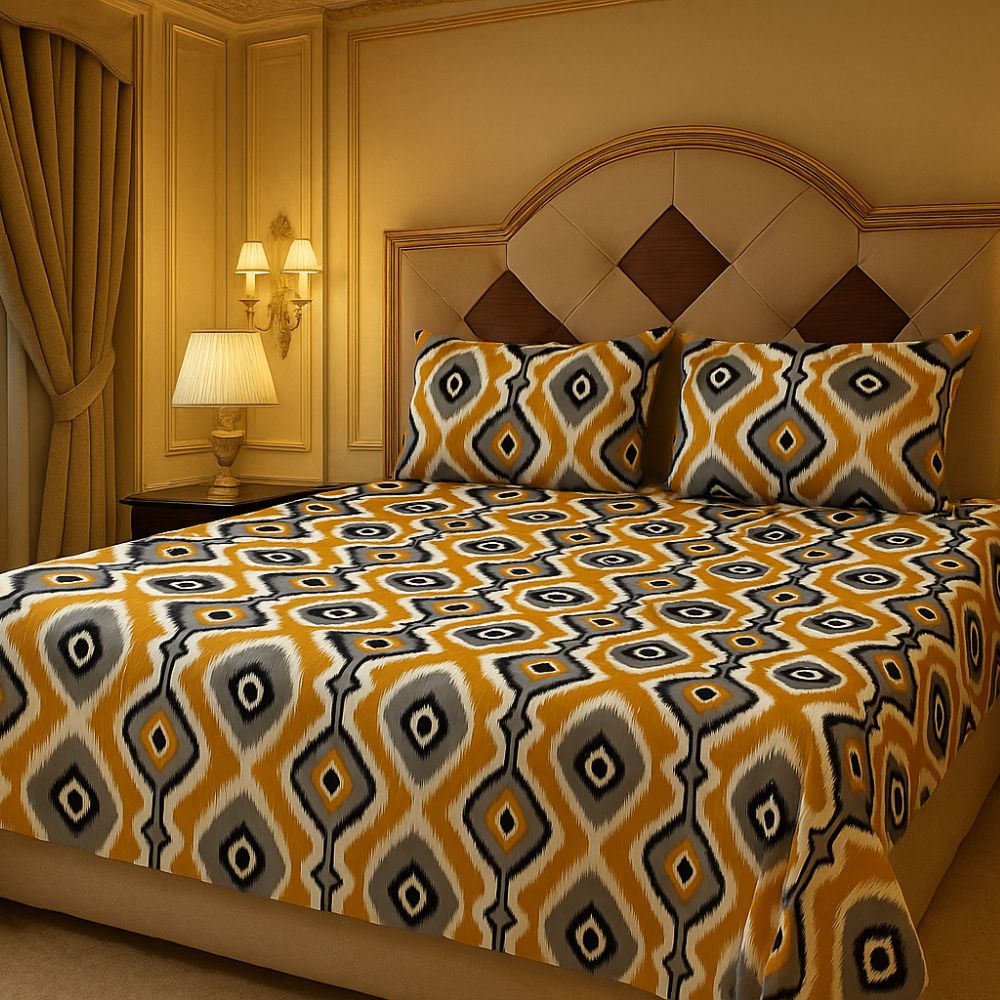 Heritage Ikat Fusion Bedsheet