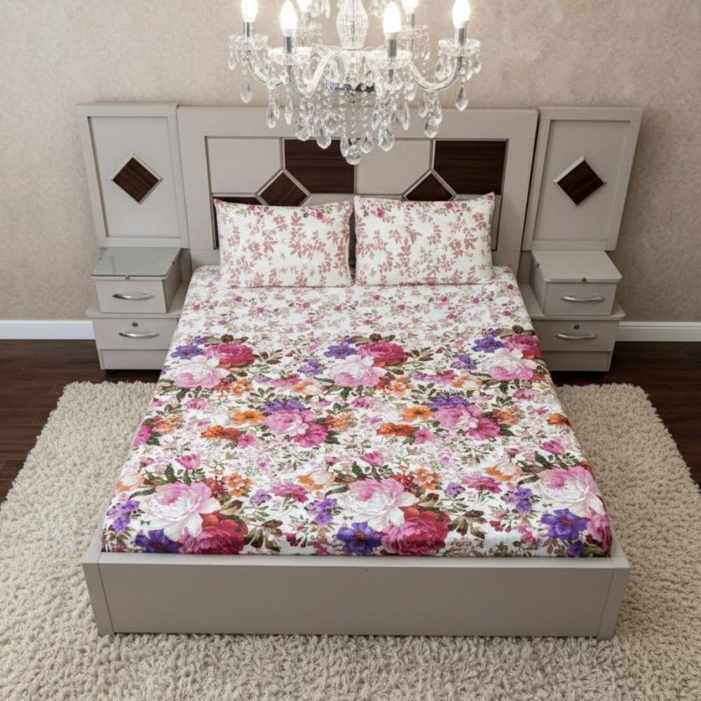 Blossom Garden Floral Bedsheet
