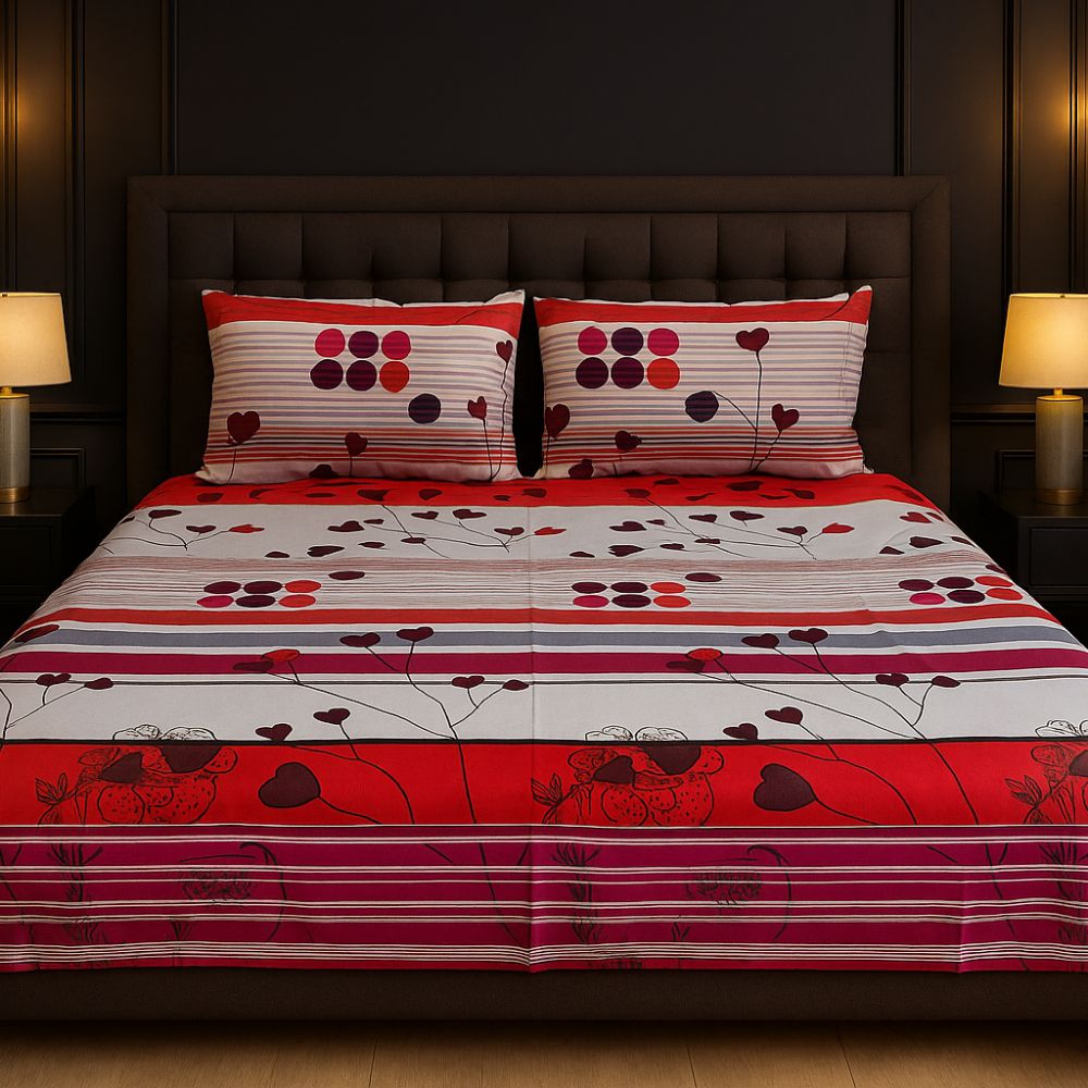 RED BEDSHEET