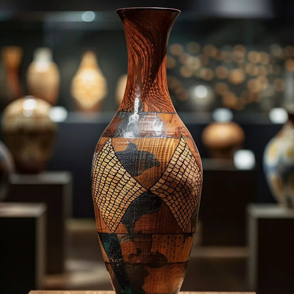 Earth Mosaic Vase